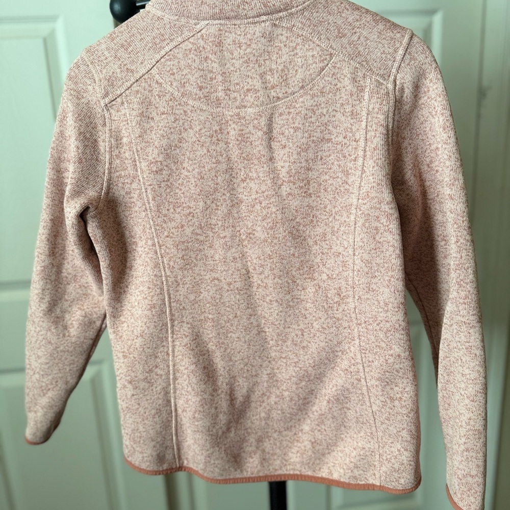 L.L. Bean Light Pink Fleece Jacket - petite medium - Picture 2 of 3